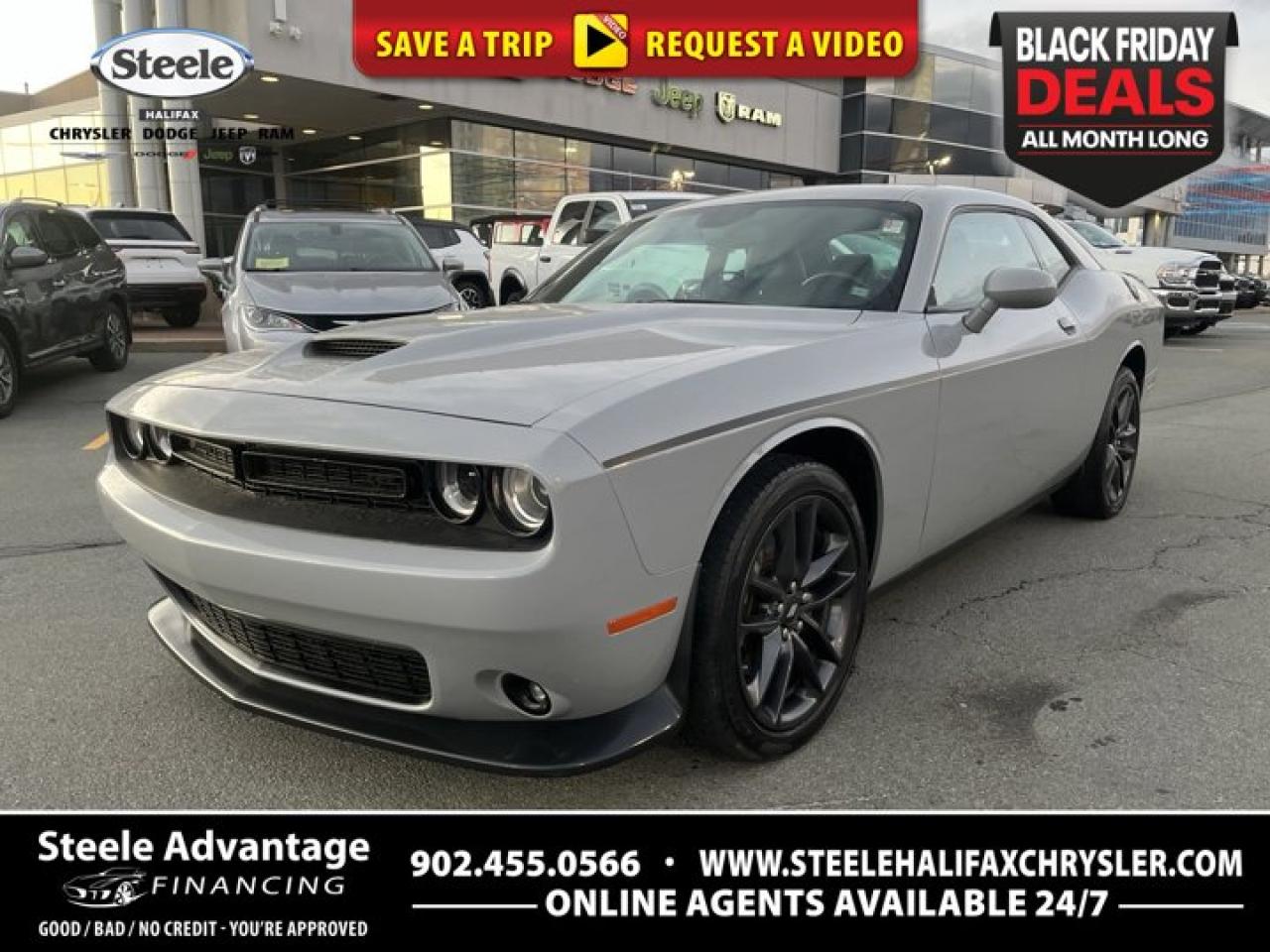 Used 2021 Dodge Challenger GT - AWD, LOW KM, HTD + COOLED LEATHER, SUNROOF, ALPINE, 8.4