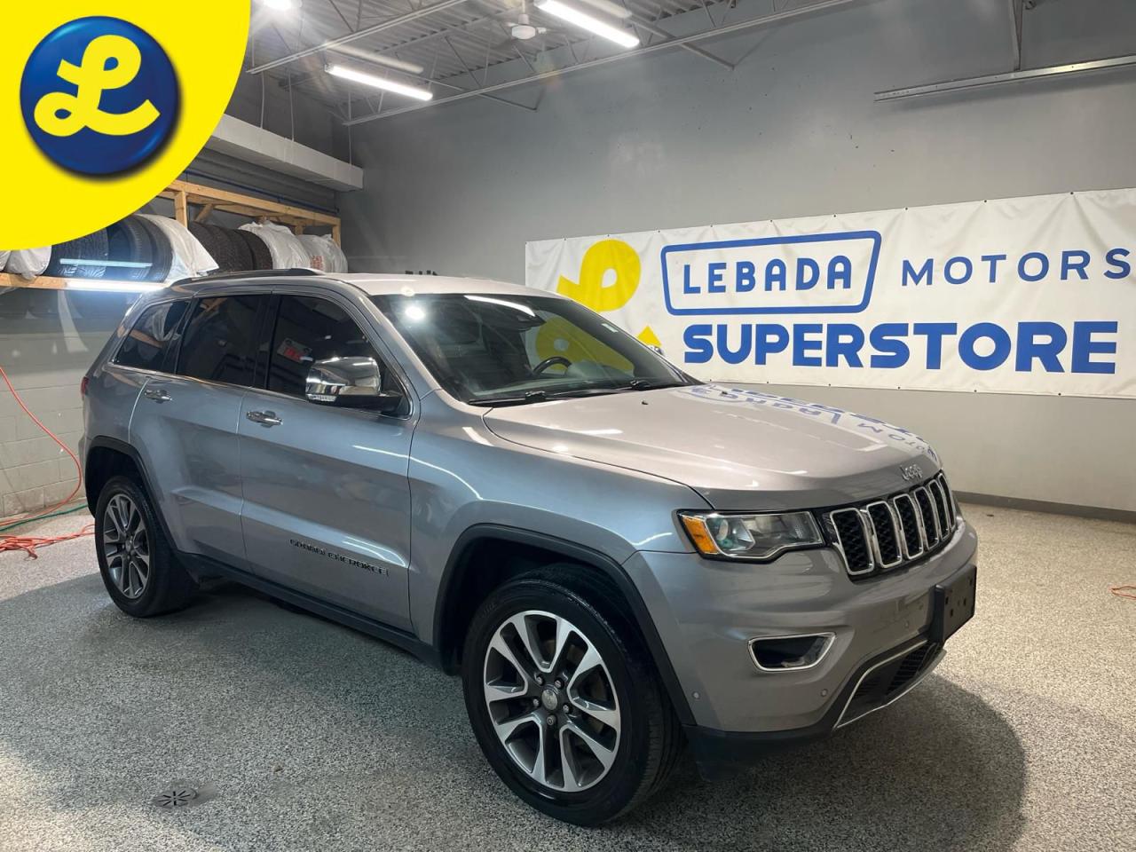 Used 2018 Jeep Grand Cherokee LIMITED 4X4 *  Navigation * Leather * Power Lift Gate * Remote Start * WeatherTech Rubber Floor Mats * Lane Departure Warning with Lane Keep Assist Pa for sale in Cambridge, ON