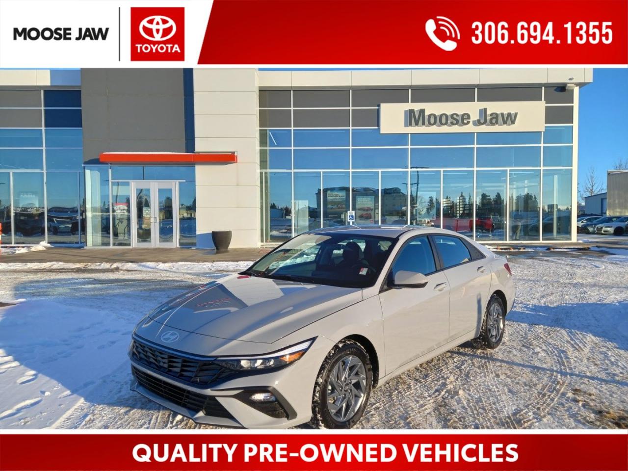 Used 2024 Hyundai Elantra Preferred ACCIDENT FREE,FORWARD COLLISION ASSIST,LANE DEPARTURE WARNING,BLIND SPOT ASSIST,REAR CROSS TRAFFIC A for sale in Moose Jaw, SK