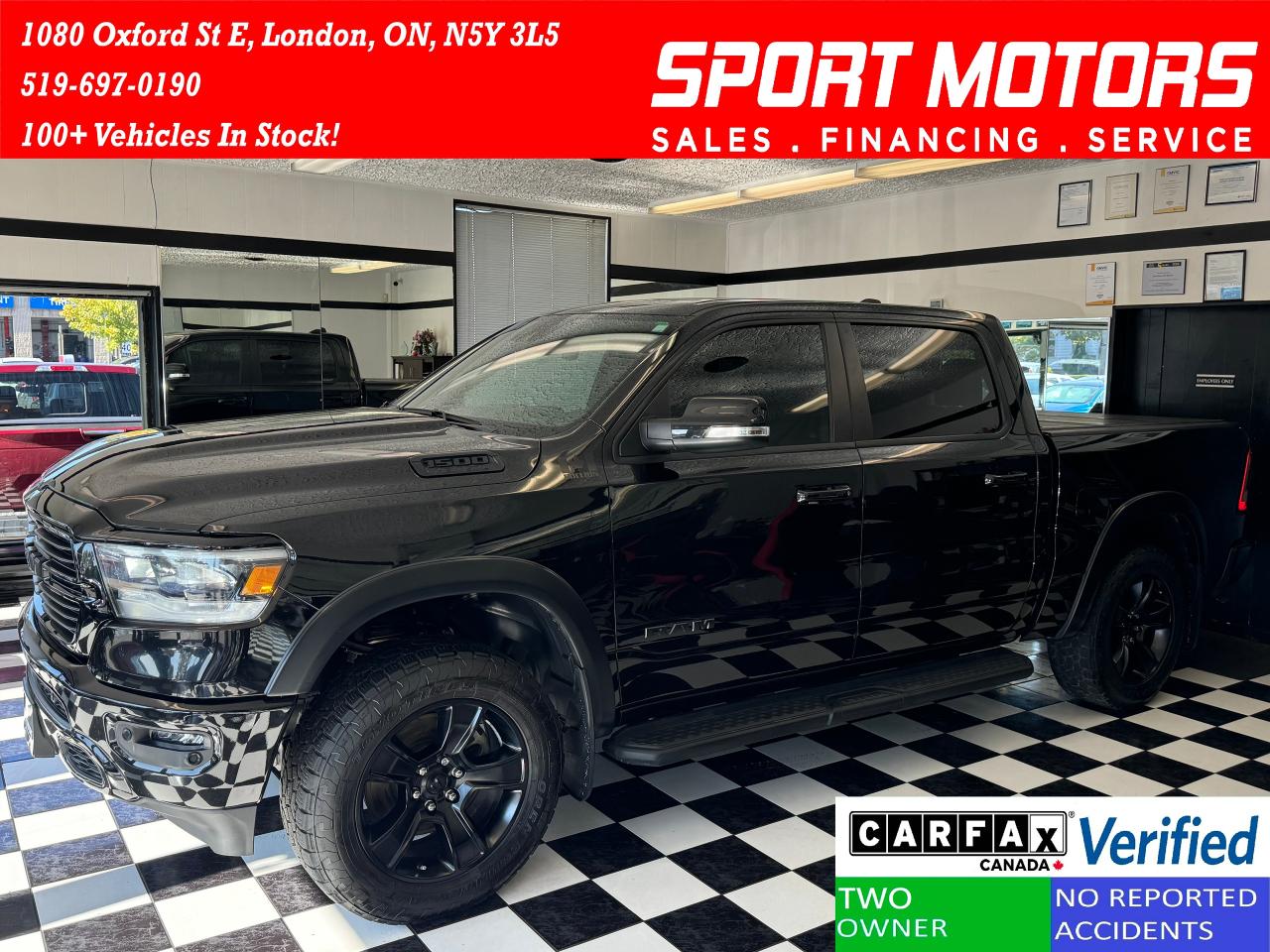 Used 2021 RAM 1500 SPORT CREW 5.7L V8 4x4+Tinted+Roof+CLEAN CARFAX for sale in London, ON