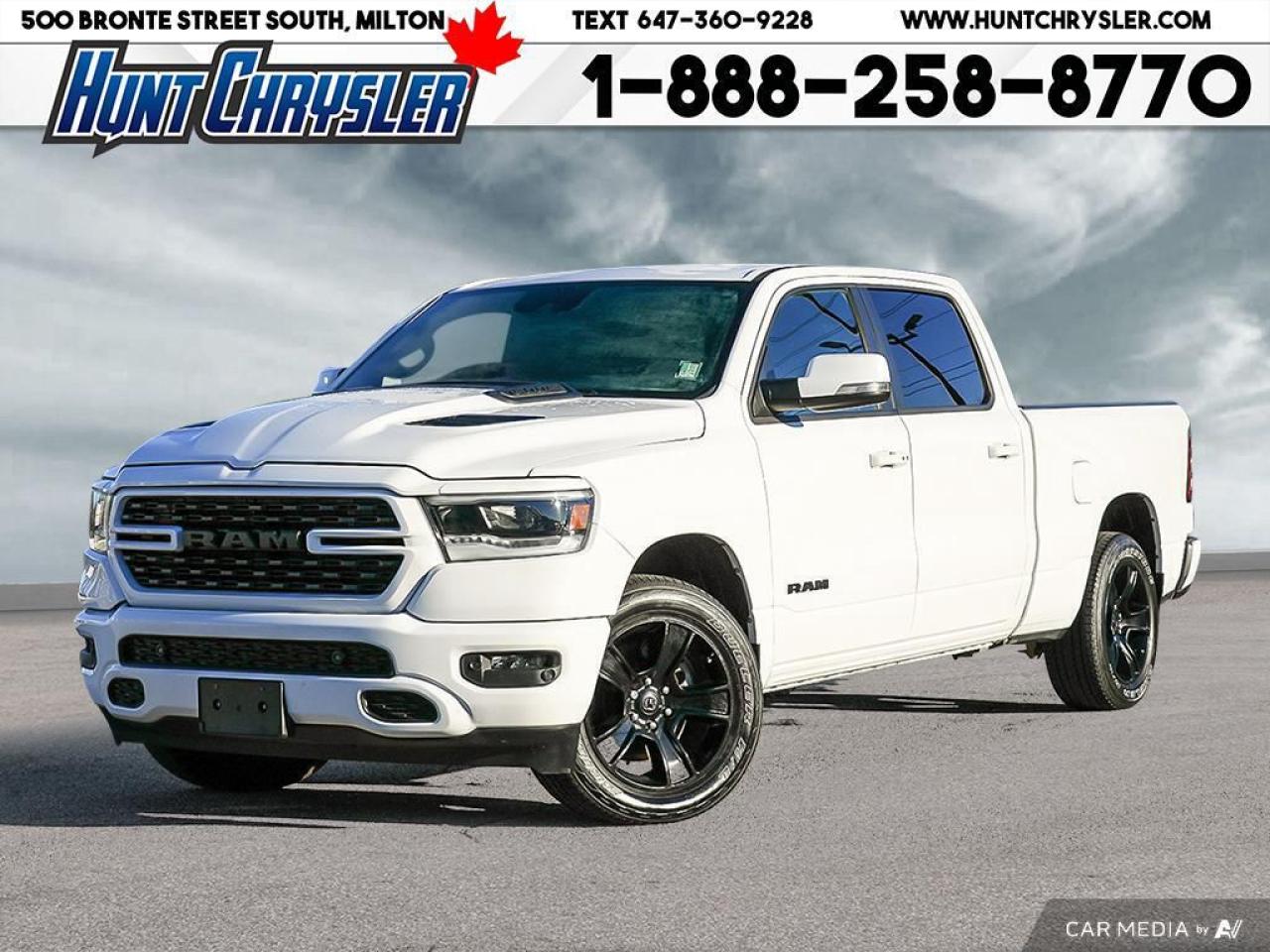 Used 2022 RAM 1500 SPORT | HEMI | LVL2 | 12in NAVI | HOOD | SOUND & M for sale in Milton, ON