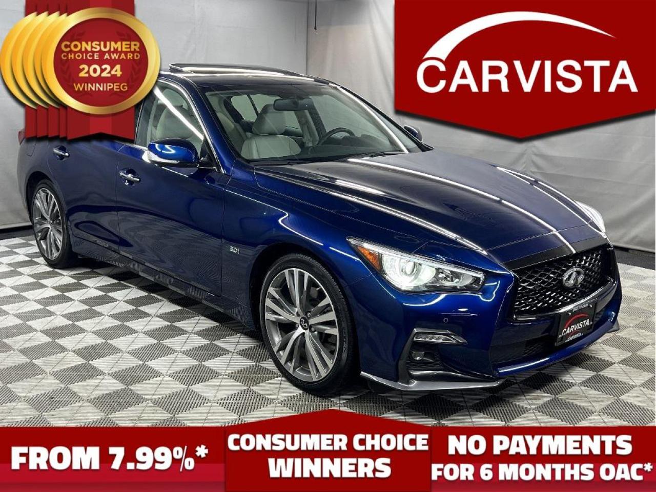 Used 2020 Infiniti Q50 Signature Edition AWD - FACTORY WARRANTY/1 OWNER - for sale in Winnipeg, MB