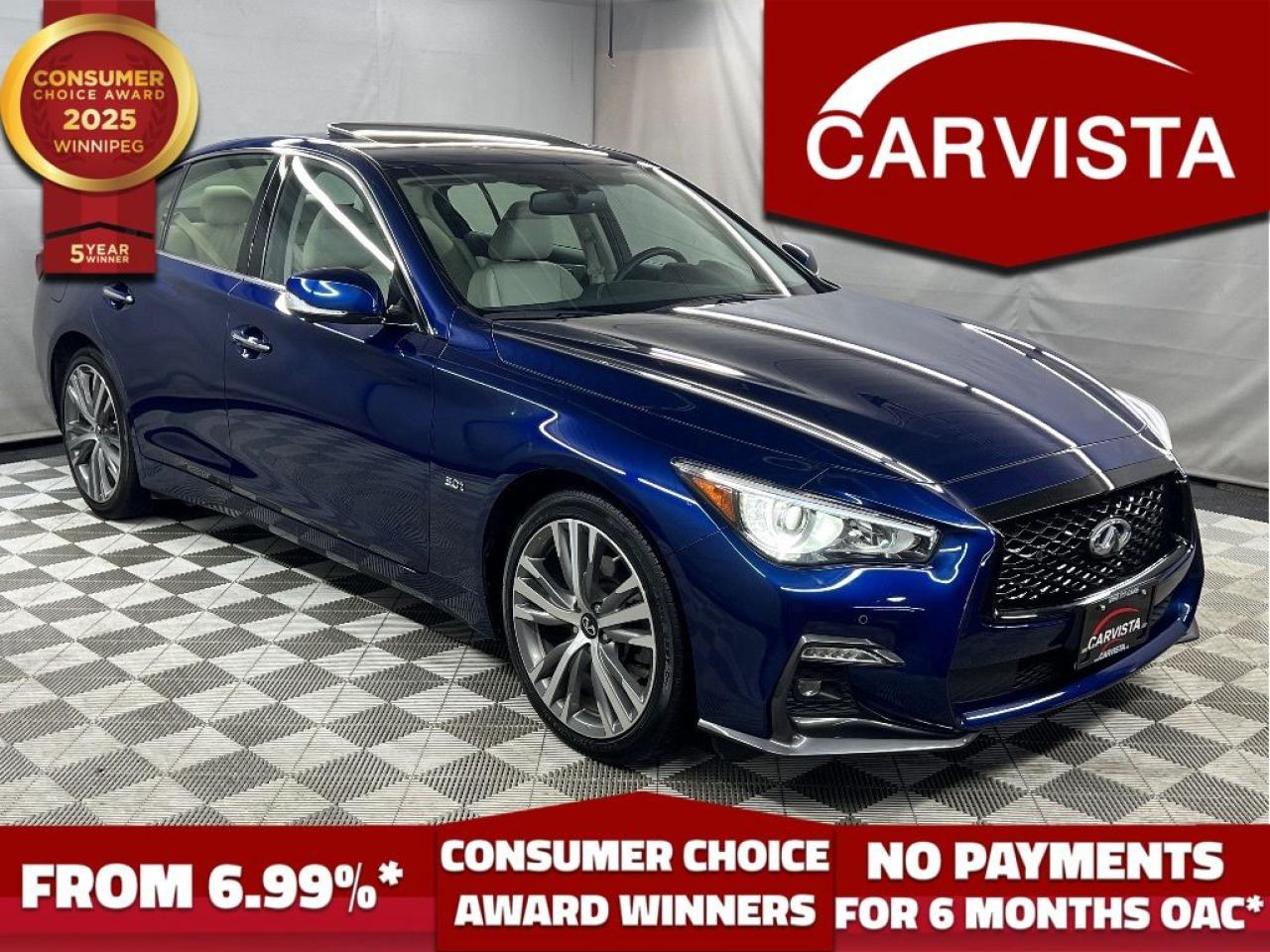 Used 2020 Infiniti Q50 Signature Edition AWD - FACTORY WARRANTY/1 OWNER - for sale in Winnipeg, MB