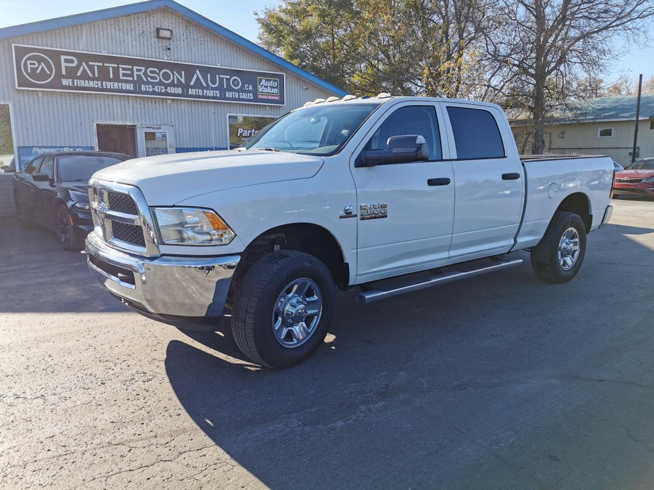 <p>DIESEL-WELL KEPT-DEALER SERVICED-WE FINANCE Attention all truck enthusiasts! Get ready to rev up your engines with the 2017 RAM 2500 Tradesman SWB, now available at our dealership. This pre-owned powerhouse is equipped with a 6.7L L6 OHV 24V TURBO DIESEL engine, making it the ultimate choice for any tough job or off-road adventure. With its rugged exterior and spacious interior, this truck is ready to tackle any challenge you throw its way. Don't miss your chance to own this beast of a vehicle. Visit us at Patterson Auto Sales today and take it for a test drive. Trust us, you won't be disappointed.</p>