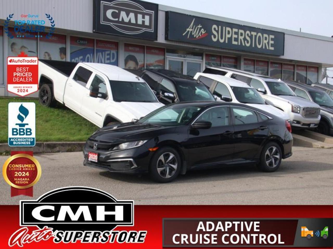 Used 2020 Honda Civic Sedan LX  ADAP-CC APPLE-CP HTD-SEATS for sale in St. Catharines, ON