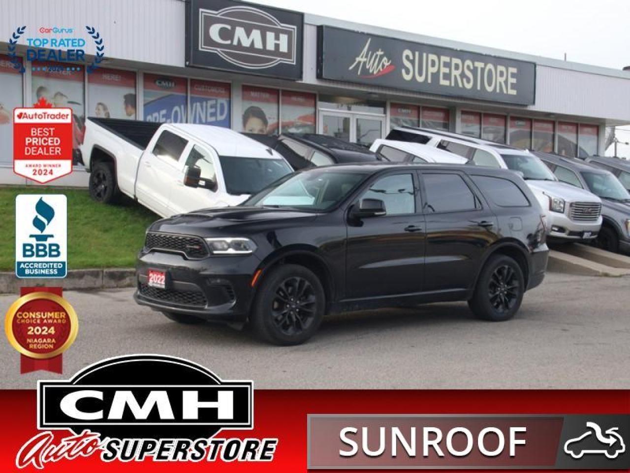 Used 2022 Dodge Durango GT  **BLACKTOP PKG - SUNROOF** for sale in St. Catharines, ON