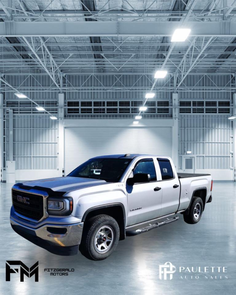 <p>5.3LITRE V8 ENGINE </p><p>Looking for a capable and reliable pickup truck? Look no further than this 2016 GMC Sierra 1500 4WD Double Cab, now available at Stephen Fitzgerald Motors. This powerful truck boasts a robust 8-cylinder engine and 4-wheel drive, ready to tackle any task you throw its way. The spacious double cab offers ample room for passengers, while the 143.5 wheelbase provides a smooth and comfortable ride. With 157,600km on the odometer, this Sierra 1500 is well-maintained and ready for its next adventure.</p><p>This silver beauty is packed with features to enhance your driving experience. Enjoy the convenience of power windows, doors, and steering. Stay comfortable and connected with the AM/FM radio and auxiliary audio input. The safety features include anti-lock brakes, stability control, and multiple airbags. With its impressive power and capability, coupled with a wealth of modern features, this GMC Sierra 1500 is the perfect choice for those who need a reliable and versatile truck.</p><p>Here are five of this GMC Sierra 1500s most sizzling features:</p><ul><li><strong>Powerful 8-cylinder Engine:</strong> Get ready to experience impressive power and torque for all your hauling and towing needs.</li><li><strong>4-Wheel Drive:</strong> Take on any terrain with confidence, knowing you have the grip and traction you need.</li><li><strong>Spacious Double Cab:</strong> Enjoy ample room for passengers and gear, making every journey comfortable and convenient.</li><li><strong>HID Headlights:</strong> Experience enhanced visibility and a sleek, modern look on the road.</li><li><strong>Safety Features Galore:</strong> Feel secure with multiple airbags, anti-lock brakes, stability control, and more.</li></ul><p>Dont miss out on the chance to own this well-maintained and versatile 2016 GMC Sierra 1500. Visit Stephen Fitzgerald Motors today to learn more and schedule a test drive.</p><p> </p>