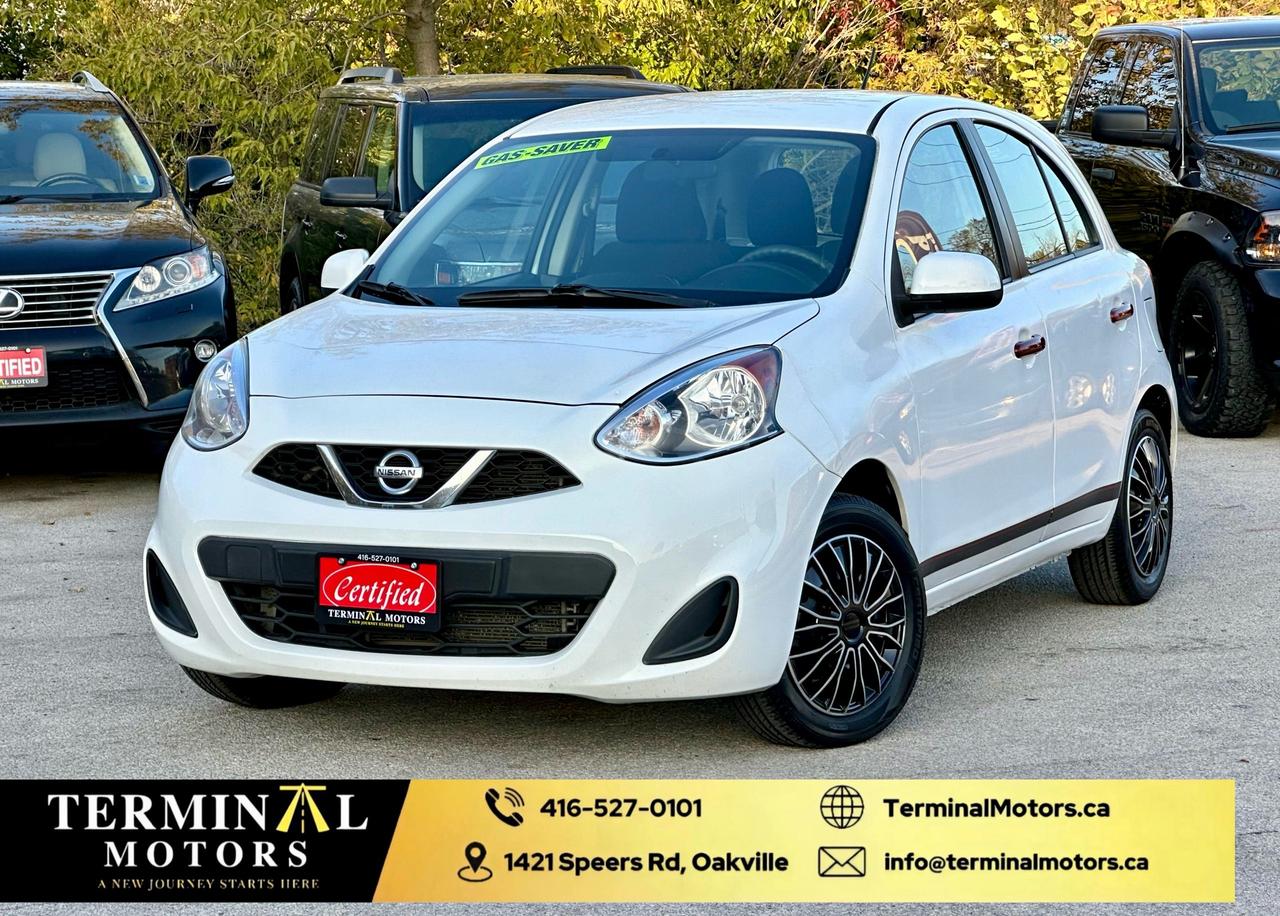 <div><span style=font-size: 1em;># SAFETY CERTIFIED FOR NO EXTRA COST&nbsp;</span></div><div># 2 YEARS WARRANTY INCLUDED&nbsp;</div><div>&nbsp;</div><div>2015 NISSAN MICRA 1.6L 4 CYLINDER ENGINE. LOOK AT THIS CUTE GAS SAVER CAR 🚗 RUNS & DRIVES EXCELLENT WITH NO ANY ISSUES.&nbsp;</div><div>&nbsp;</div><div>FULLY RUST PROOFED & OIL SPRAYED COMES WITH NEW BRAKES ( ROTORS & PADS ) ALL AROUND. OIL CHANGE & FILTER. 150,000 KMs&nbsp;</div><div>&nbsp;</div><div>EQUIPPED WITH: &bull;A/C &bull;BLUETOOTH &bull;CRUISE CONTROL &nbsp;&bull;POWER WINDOWS &bull;POWER LOOKS &bull;POWER MIRROR &bull;STEERING WHEEL AUDIO CONTROL &bull;KEYLESS ENTRY&nbsp;</div><div>&nbsp;</div><div># BEING SOLD CERTIFIED WITH SAFETY INCLUDED IN THE PRICE!&nbsp;</div><div># FREE CARFAX REPORT WITH EVERY VEHICLE! PRICE + HST NO EXTRA OR HIDDEN FEES. PLEASE CONTACT US TO BOOK YOUR APPOINTMENT FOR VIEWING AND TEST DRIVE.&nbsp;</div><div>TERMINAL MOTORS&nbsp;</div><div>(416)527-0101&nbsp;</div><div>1421 Speers Rd, Oakville, ON L6L2X5</div>