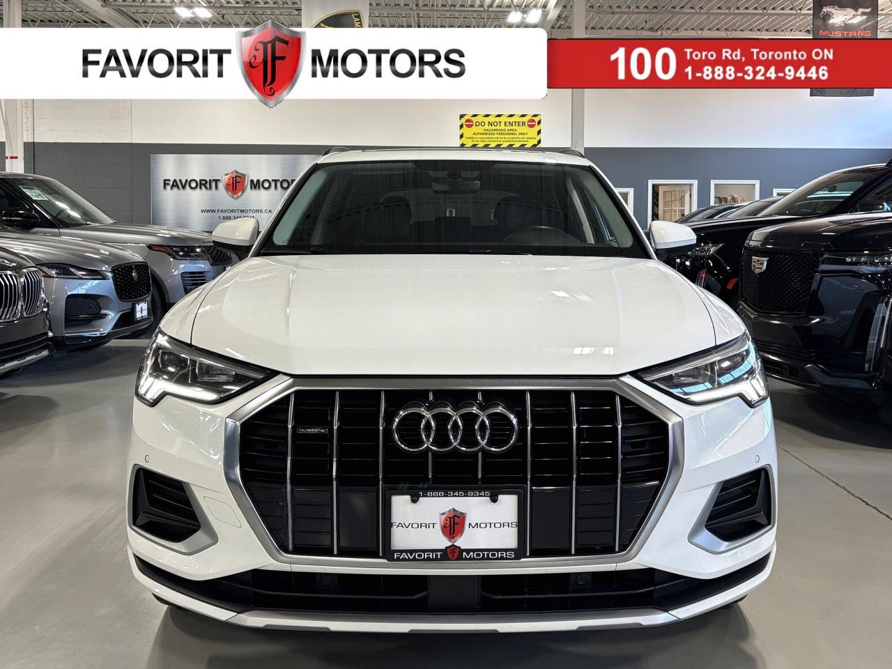 Used 2021 Audi Q3 Komfort|QUATTRO|LEATHER|PANOROOF|OFFROADMODE|CAM|+ for sale in North York, ON