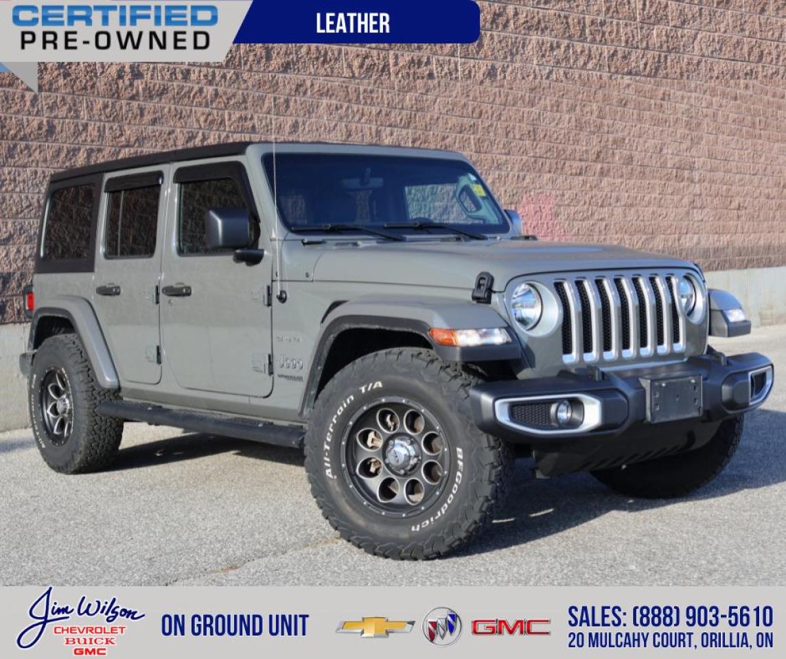 Used 2022 Jeep Wrangler Unlimited Sahara 4X4 for sale in Orillia, ON