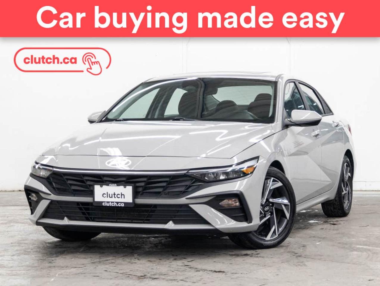 Used 2024 Hyundai Elantra Preferred w/ Tech Pkg w/ Apple CarPlay & Android Auto, Heated Steering Wheel, Heated Front Seats for sale in Toronto, ON