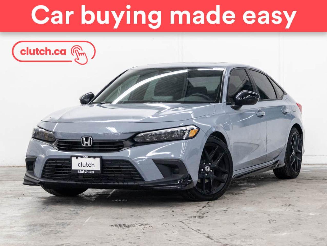 Used 2022 Honda Civic Sport w/ Apple CarPlay & Android Auto, Heated Steering Wheel, Heated Front Seats for sale in Toronto, ON