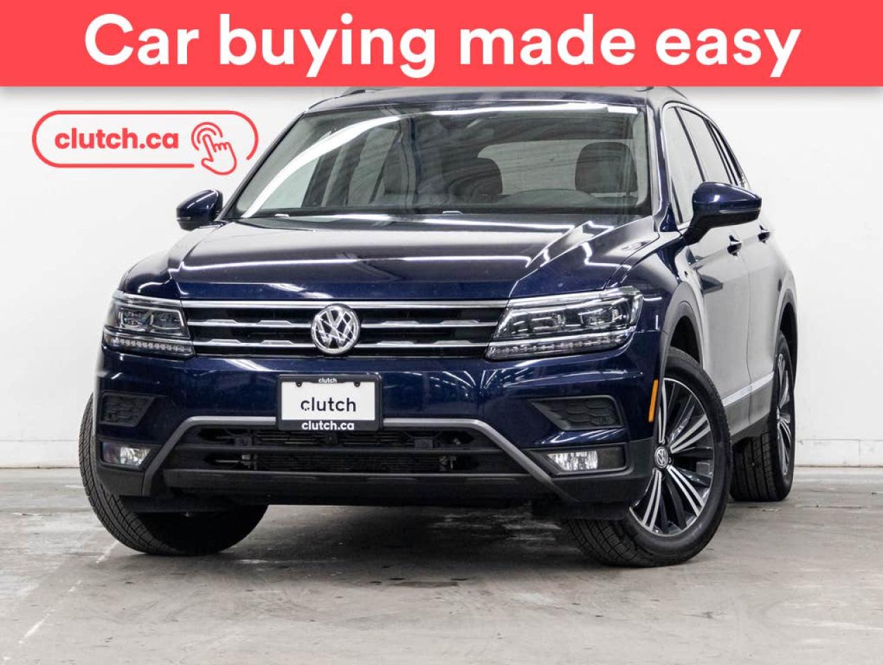 Used 2021 Volkswagen Tiguan Highline AWD w/ Apple CarPlay & Android Auto, Heated Steering Wheel, Heated Front Seats for sale in Toronto, ON