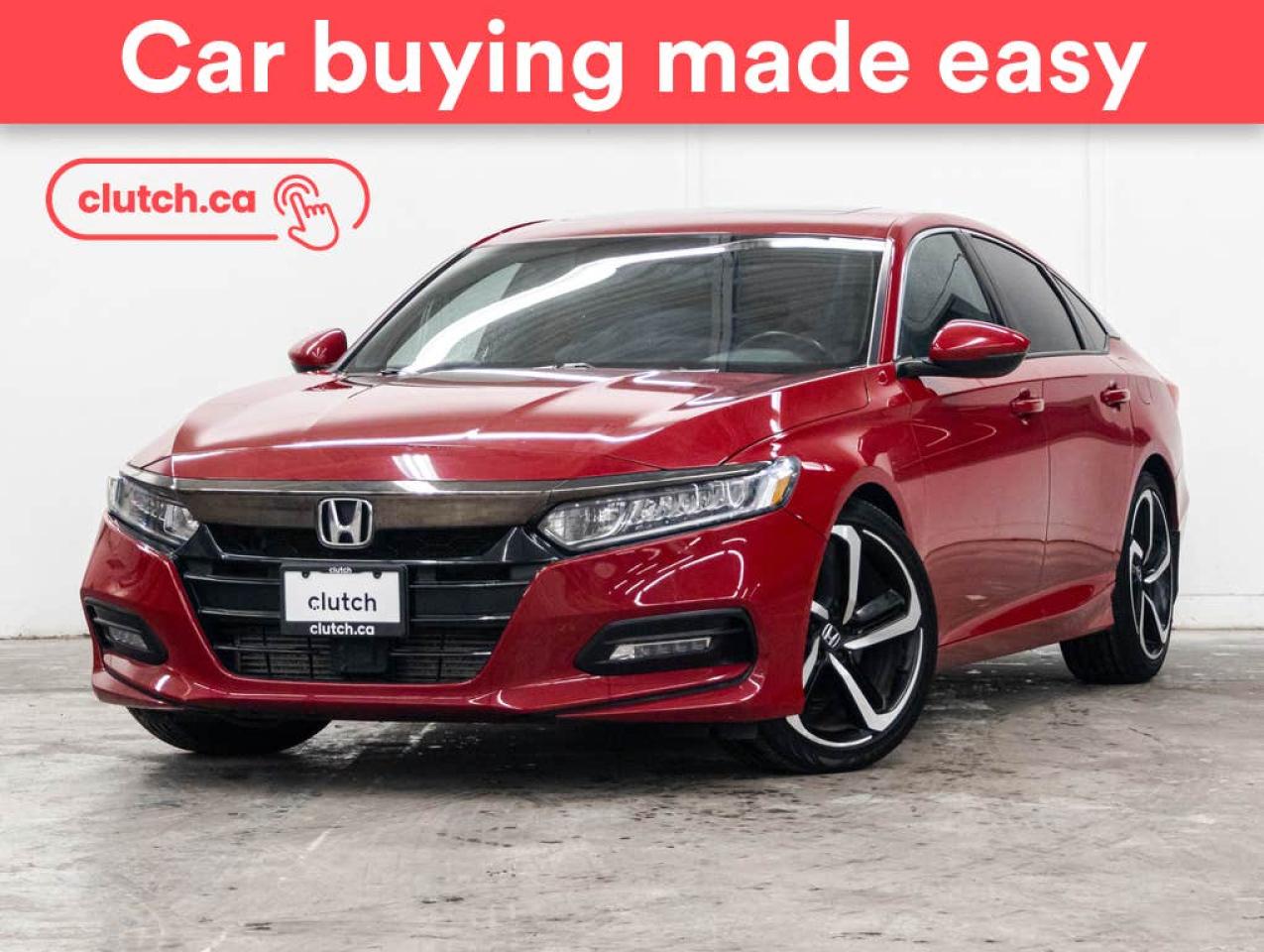 Used 2019 Honda Accord Sport w/ Apple CarPlay & Android Auto, Heated Front Seats, Rearview Camera for sale in Toronto, ON