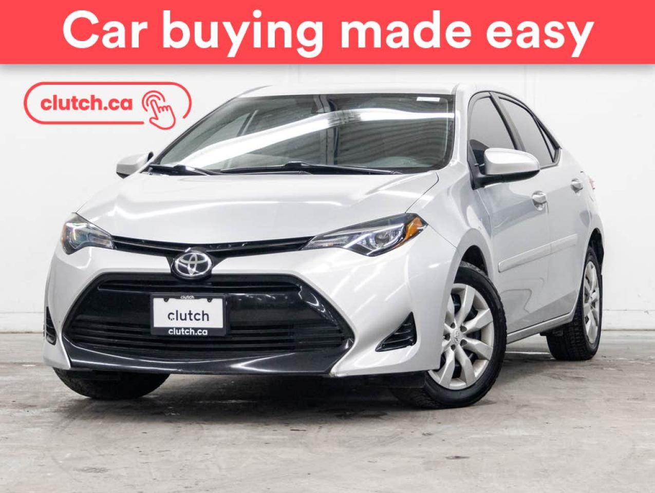 Used 2018 Toyota Corolla LE w/ Heated Front Seats, Rearview Camera, Cruise Control for sale in Toronto, ON