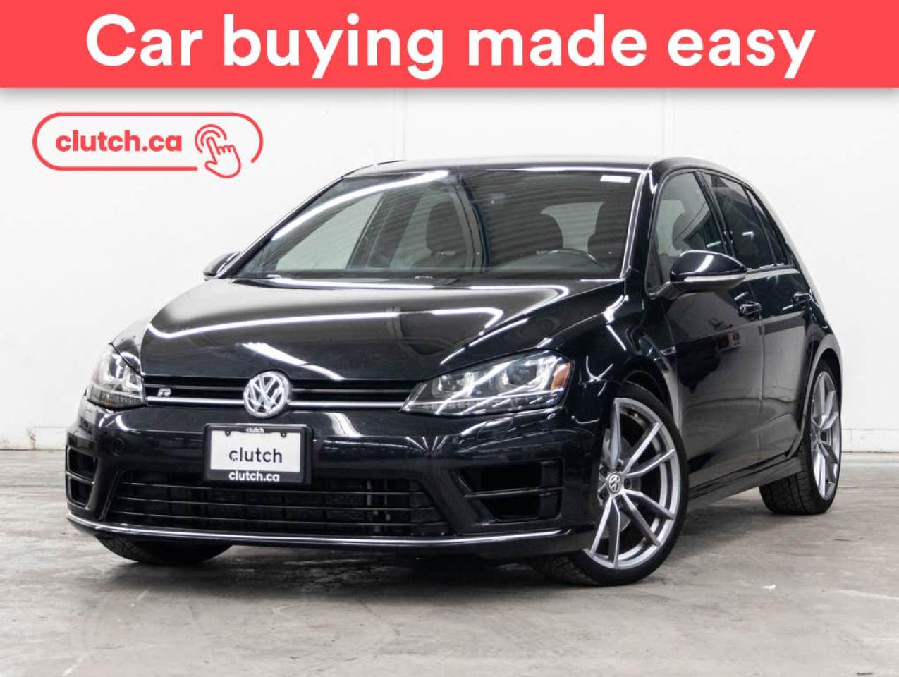 Used 2017 Volkswagen Golf R Base w/ Apple CarPlay & Android Auto, Heated Front Seats, Rearview Camera for sale in Toronto, ON