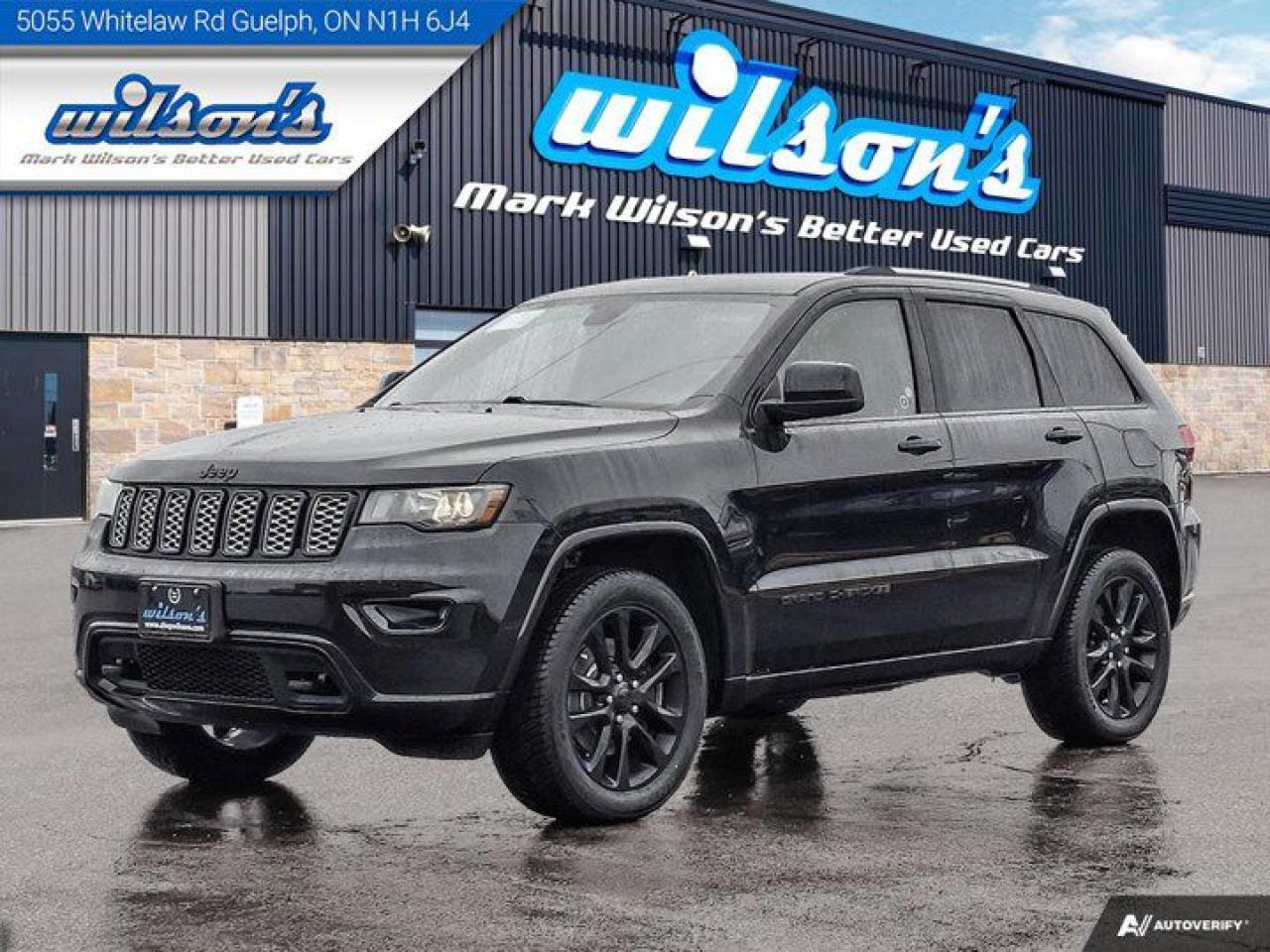 Used 2021 Jeep Grand Cherokee Altitude 4X4, Leather/Suede, Alpine Audio, Heated Steering + Seats, New Tires & New Brakes ! for sale in Guelph, ON