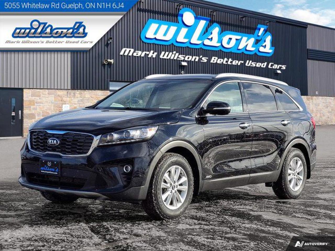 Used 2019 Kia Sorento EX 2.4 AWD, 7 Passenger, Leather, Heated Seats, Alloy Wheels, Bluetooth, New Tires & New Brakes! for sale in Guelph, ON