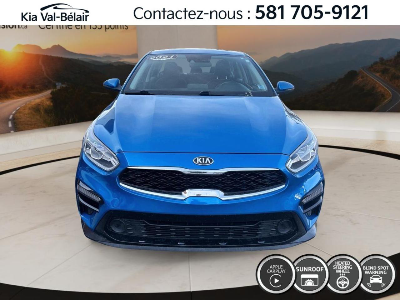 Used 2021 Kia Forte EX+ *TOIT *CRUISE *CAMERA *BLUETOOTH *SIEGE CHAUF. for sale in Québec, QC