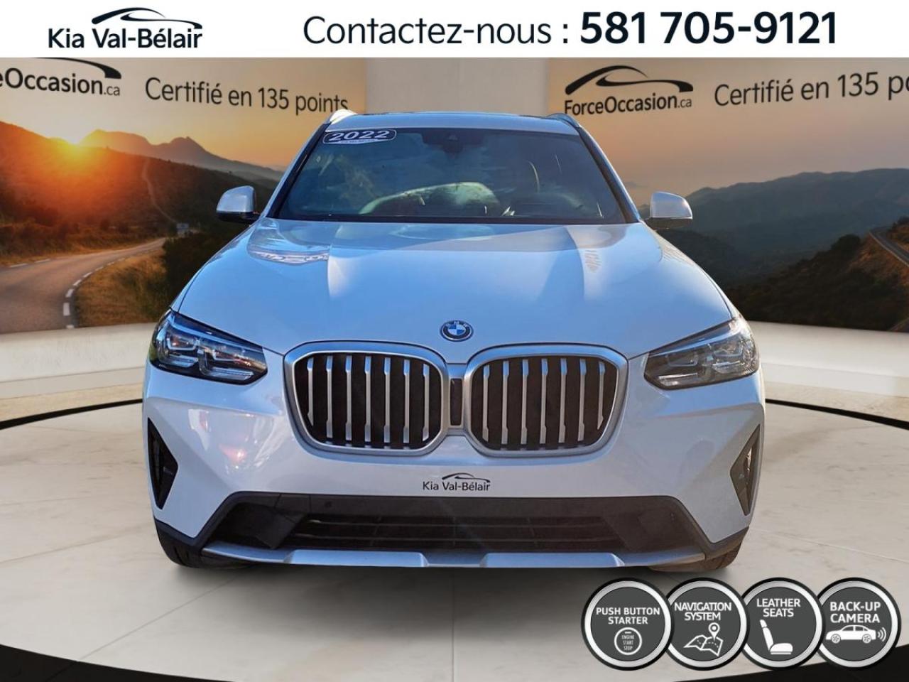 Used 2022 BMW X3 X3 XDRIVE30E *PHEV *CUIR BRUN *GPS *SIEGE CHAUFANT for sale in Québec, QC