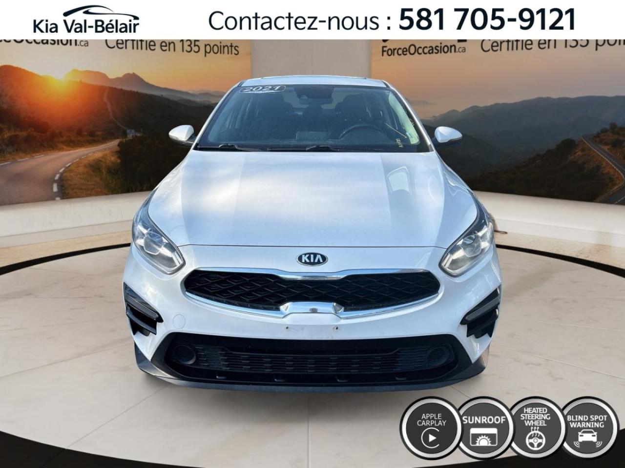 Used 2021 Kia Forte EX *CAMÉRA *CRUISE *CARPLAY *SIÈGES CHAUFFANTS for sale in Québec, QC