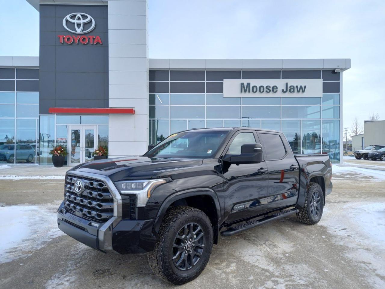 Used 2023 Toyota Tundra Platinum LOCAL TRADE,HEATED/VENTILATED P. LTR SEATS,PANORAMIC SUNROOF,JBL 12 SPEAKER AUDIO,DIGITAL REARVIEW M for sale in Moose Jaw, SK