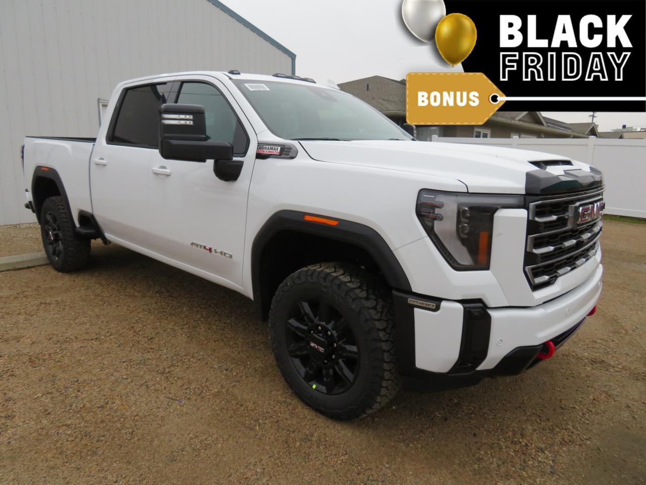 New 2025 GMC Sierra 2500 HD AT4 HD Surround, Heated/Ventilated Front Seats, GMC MultiPro Tailgate for sale in Killarney, MB