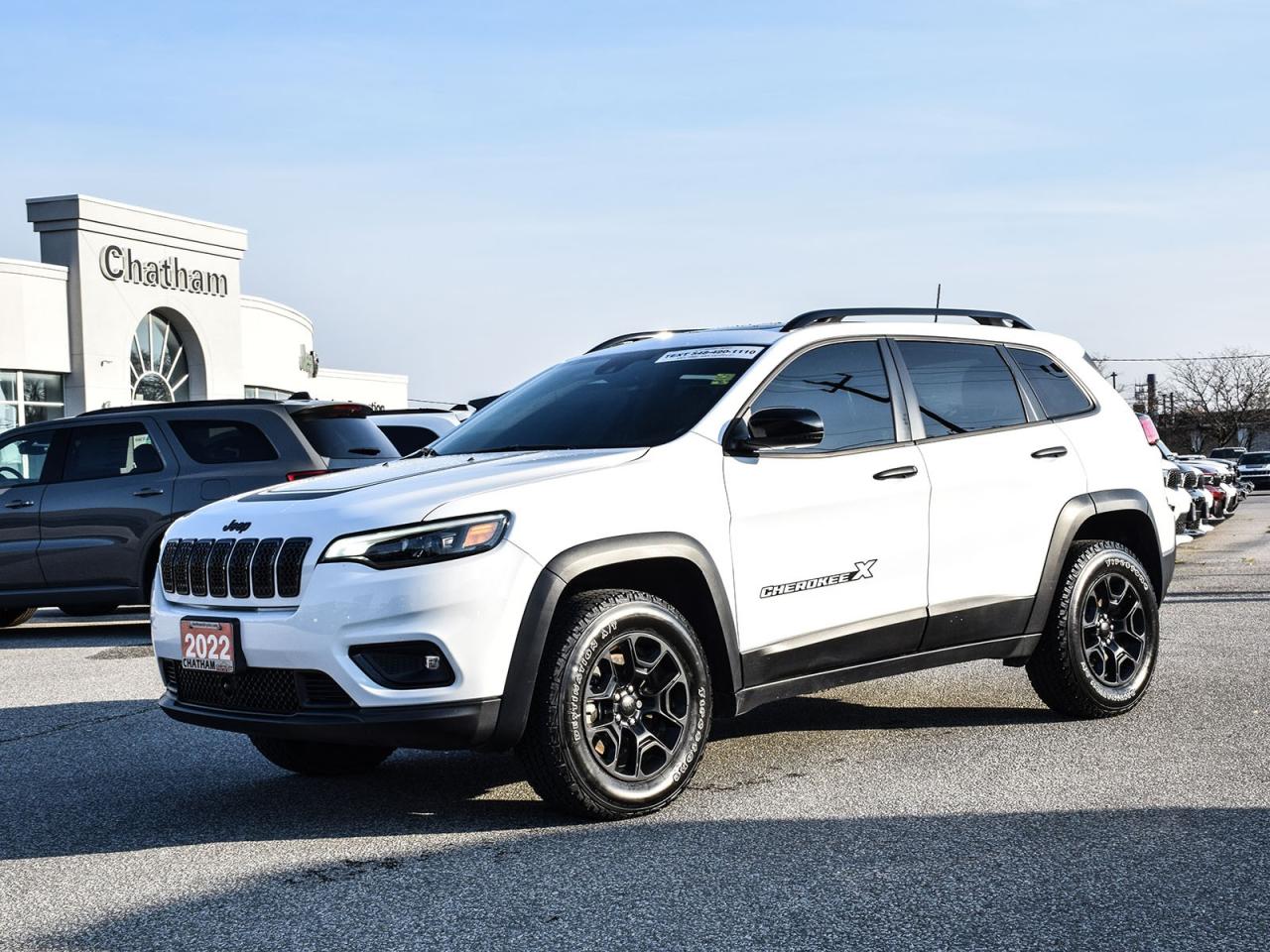 Used 2022 Jeep Cherokee Sport SPORT X PACKAGE SUNROOF SAFETY GROUP PREMIUM WHEEL for sale in Chatham, ON