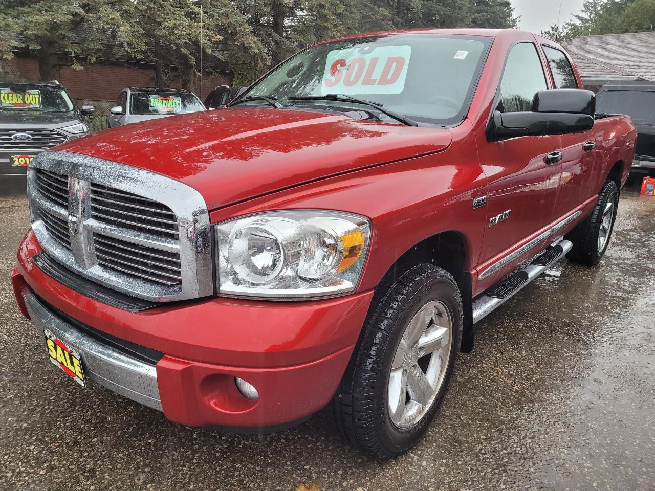 Used 2008 Dodge Ram 1500 4WD Quad Cab 140.5