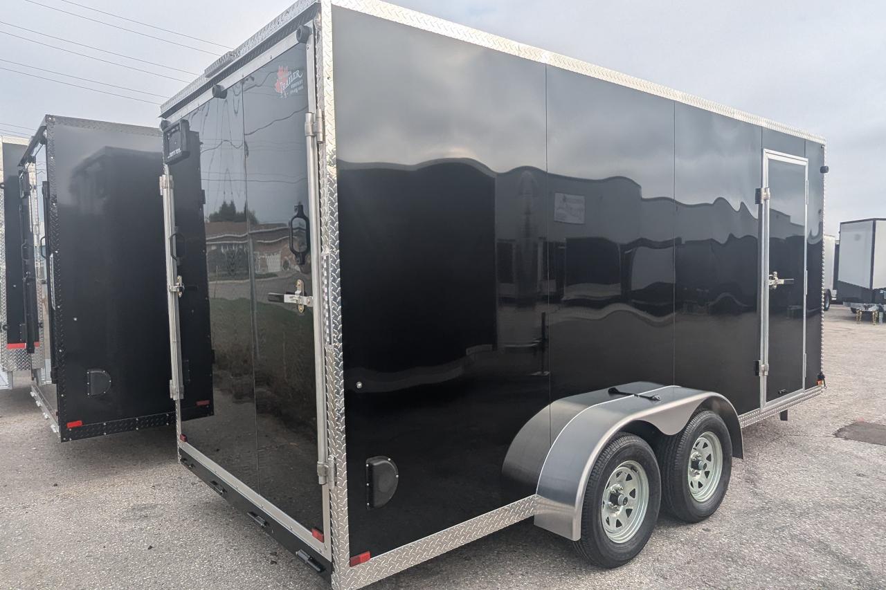 2024 Canadian Trailer Company 7x16 V-Nose Cargo Trailer Steel Tandem Axle Photo6