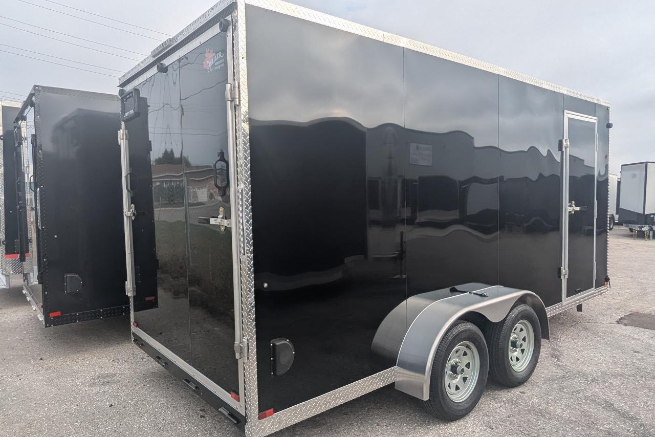 2024 Canadian Trailer Company 7x16 V-Nose Cargo Trailer Steel Tandem Axle