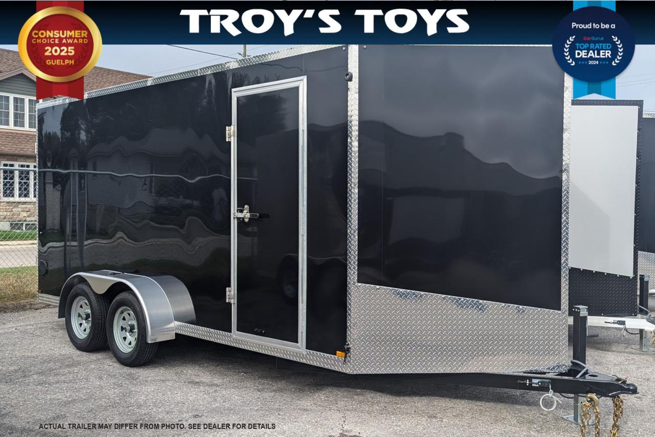 2024 Canadian Trailer Company 7x16 V-Nose Cargo Trailer Steel Tandem Axle