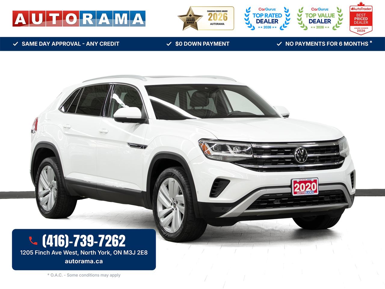 2020 Volkswagen Atlas EXECLINE AWD | Nav | Pano roof | Digital Dash