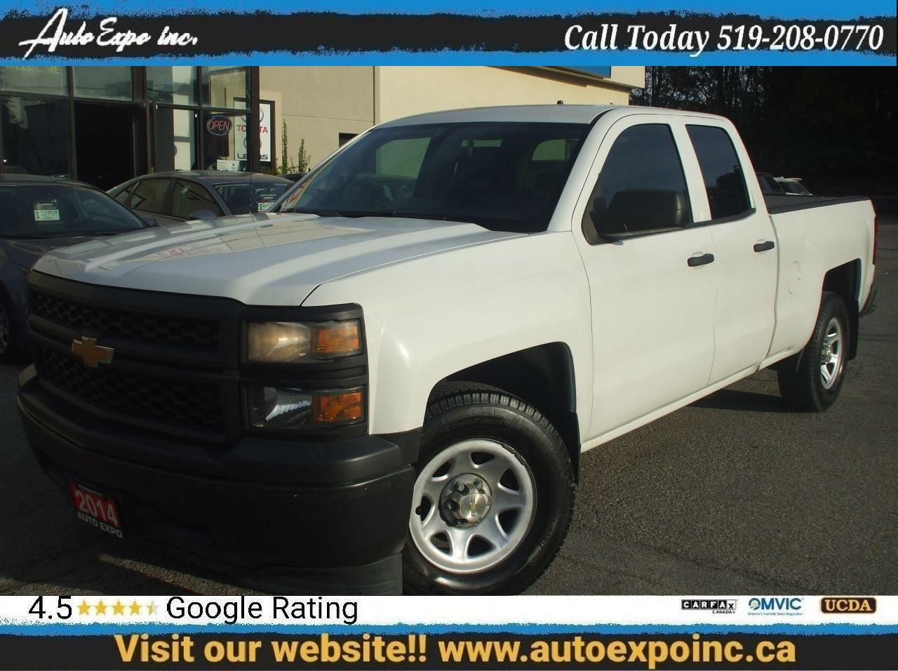 Used 2014 Chevrolet Silverado 1500 2WD Double Cab Standard Box Work Truck w/1WT for sale in Kitchener, ON