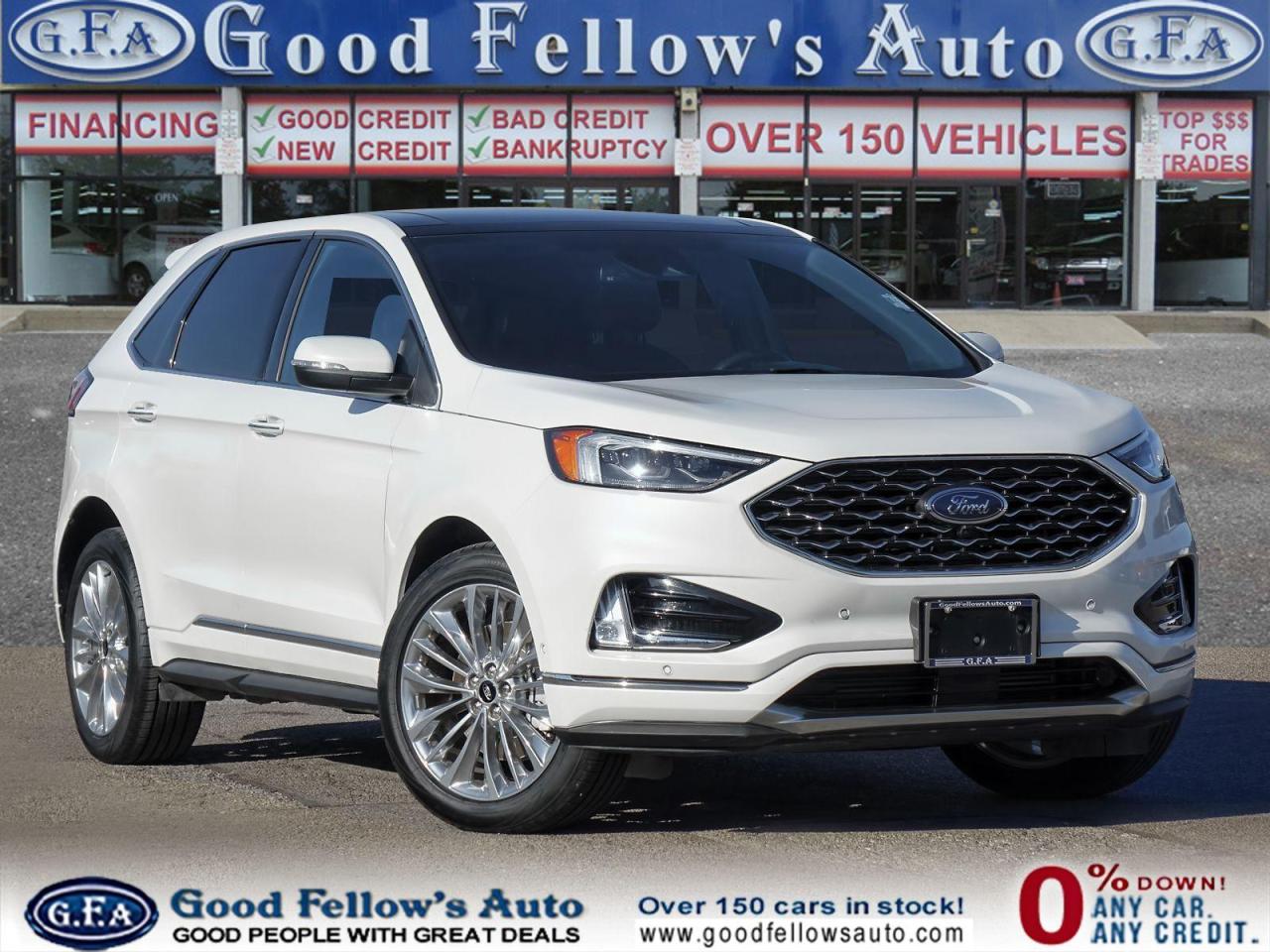 Used 2021 Ford Edge TITANIUM MODEL, AWD, ECOBOOST, LEATHER SEATS, PANO for sale in Toronto, ON