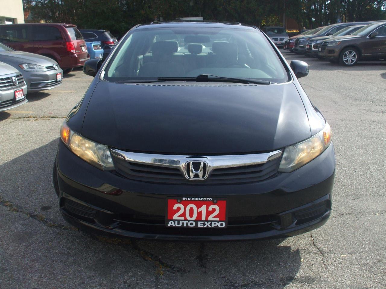 2012 Honda Civic Auto, A/C,Sunroof,Certified,Bluetooth,Key less,,,