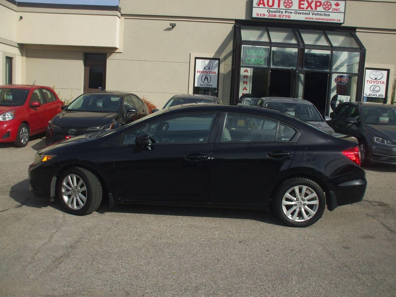 2012 Honda Civic Auto, A/C,Sunroof,Certified,Bluetooth,Key less,,,