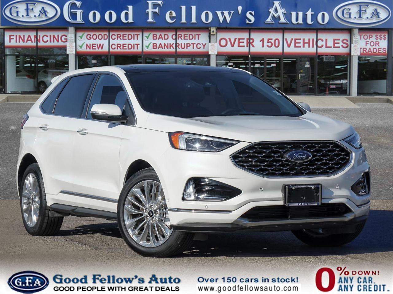 Used 2021 Ford Edge TITANIUM MODEL, AWD, ECOBOOST, LEATHER SEATS, PANO for sale in North York, ON