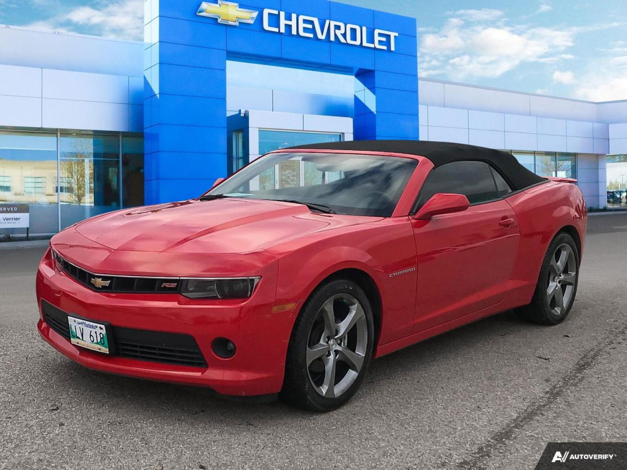 Used 2014 Chevrolet Camaro 2LT Ultra Low Mileage | Red Hot Convertible for sale in Winnipeg, MB