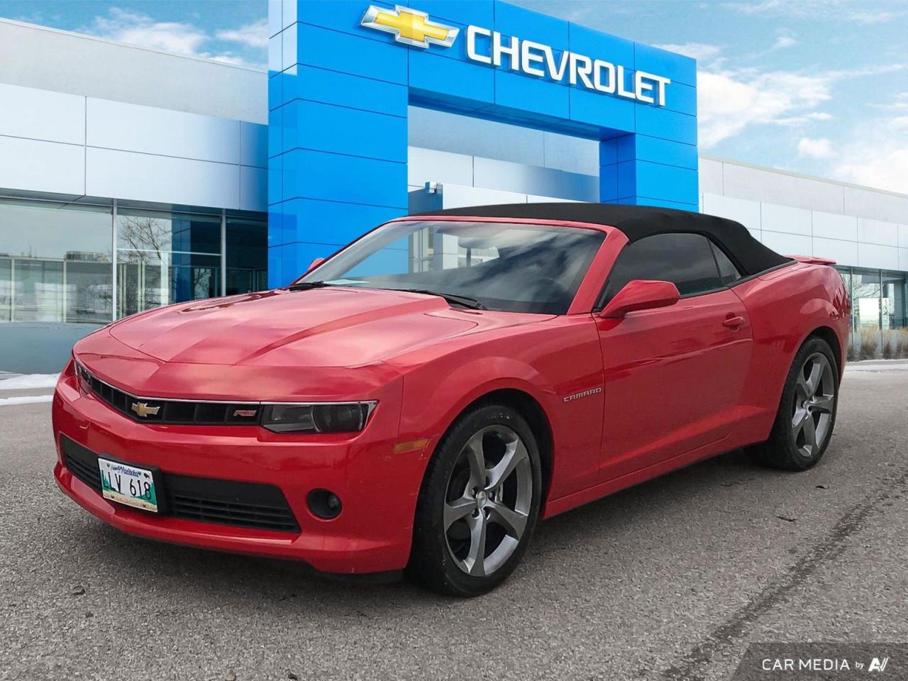 Used 2014 Chevrolet Camaro 2LT Ultra Low Mileage | Red Hot Convertible for sale in Winnipeg, MB