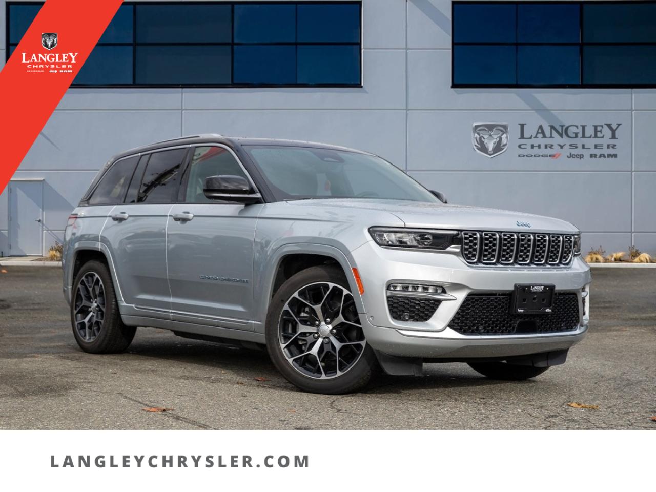 Used 2023 Jeep Grand Cherokee 4xe Summit Leather Seats | Cold Weather Package | Back up Camera for sale in Surrey, BC