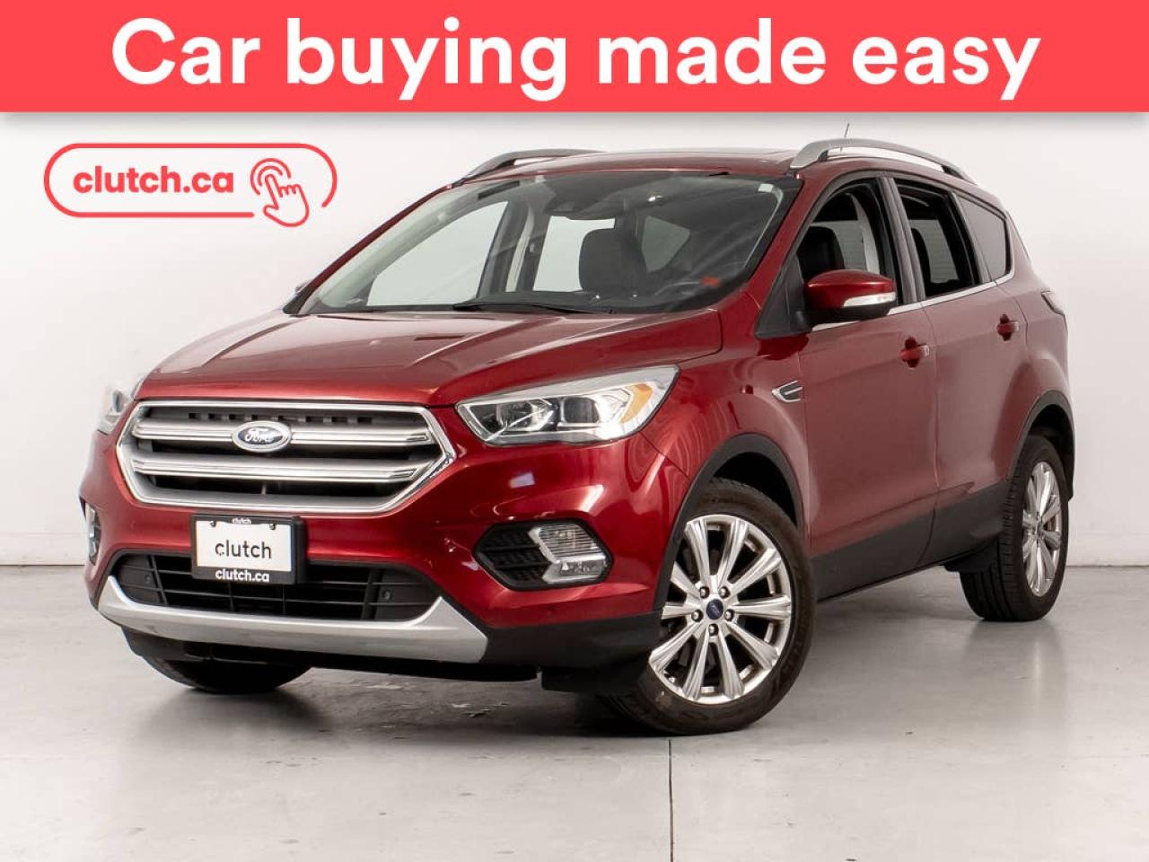 Used 2017 Ford Escape Titanium 4WD w/ Sunroof, Leather, Nav for sale in Bedford, NS