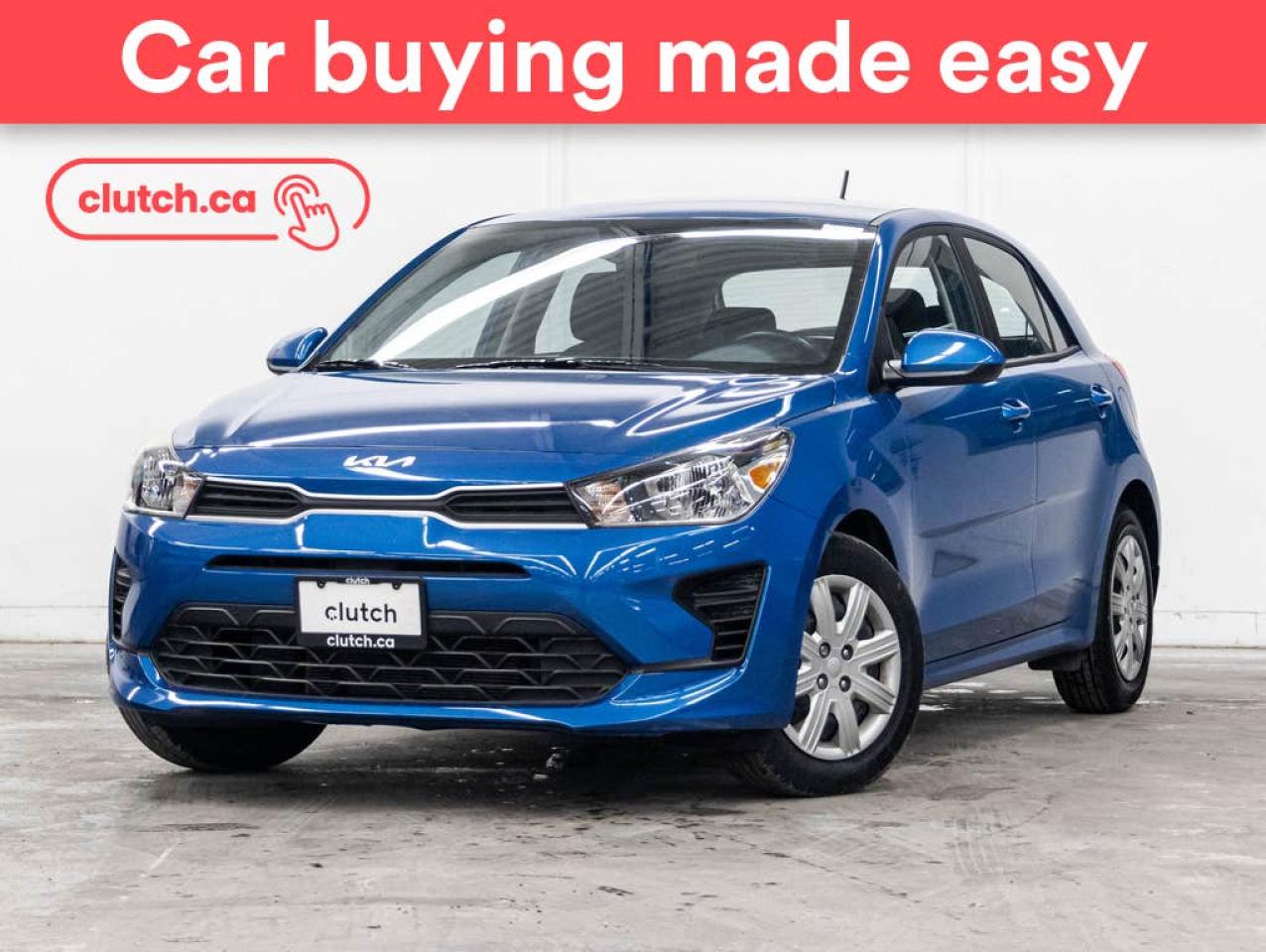 Used 2022 Kia Rio 5-Door LX+ w/ Apple CarPlay & Android Auto, Heated Front Seats, Rearview Camera for sale in Toronto, ON