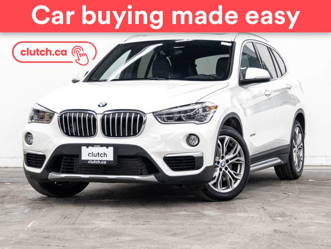 Used 2016 BMW X1 xDrive28i AWD w/ Panoramic Sunroof, Dual Zone A/C, Rearview Cam for sale in Toronto, ON