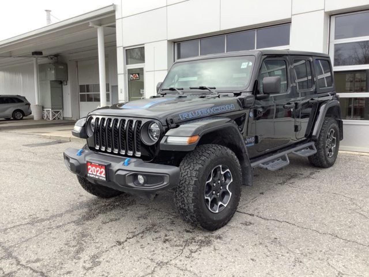 Used 2022 Jeep Wrangler 4xe Unlimited Rubicon 4x4 for sale in North Bay, ON