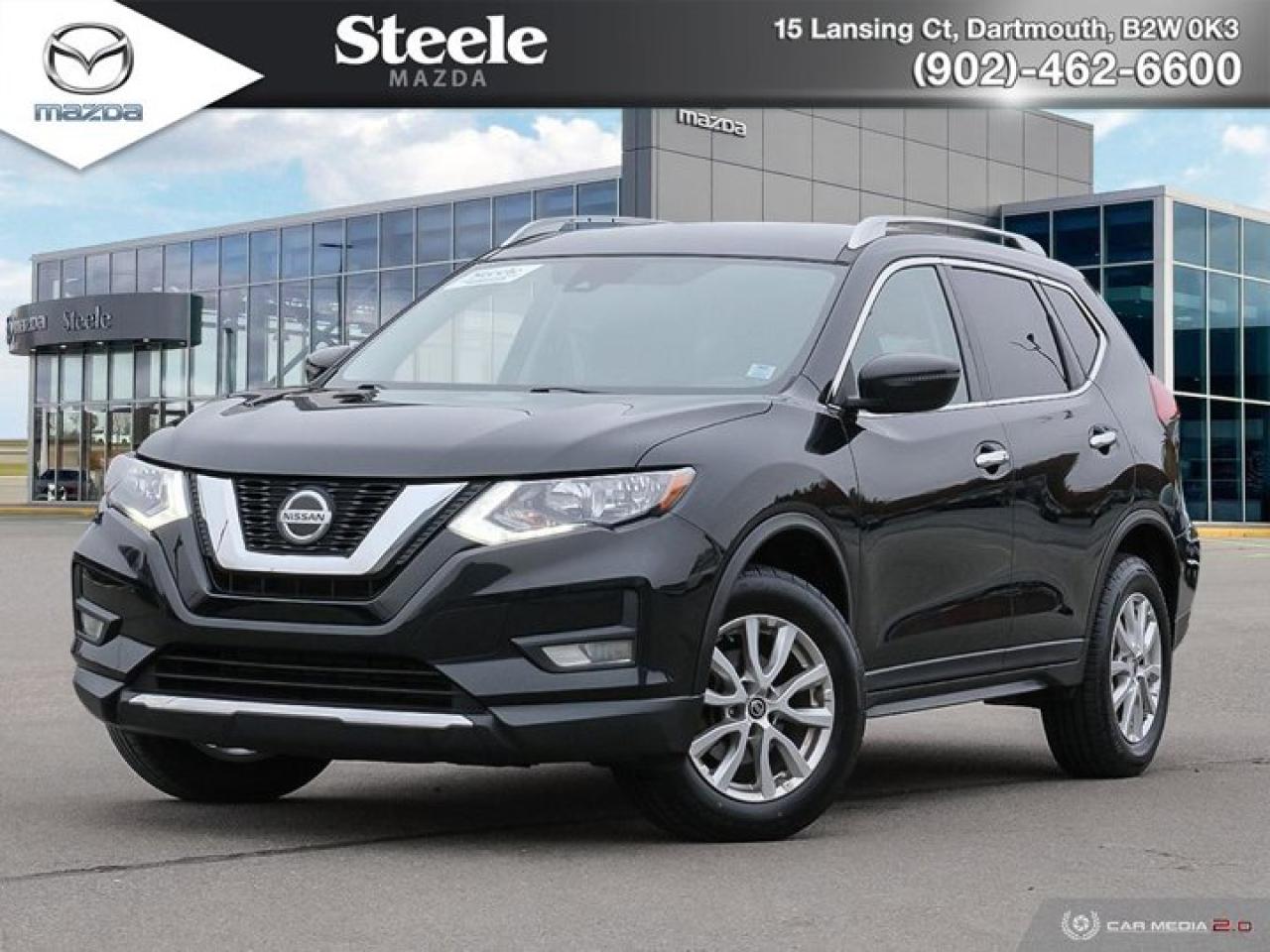 Odometer is 4357 kilometers below market average!Magnetic Black Pearl 2020 Nissan Rogue SV AWDCVT with Xtronic2.5L 4-Cylinder DOHC 16V**STEELE AUTO GROUP CERTIFIED**, **FRESH OIL CHANGE**, **FRESH 2 YEAR MVI**, AWD, 17 Aluminum Alloy Wheels, 4-Wheel Disc Brakes, Air Conditioning, Auto High-beam Headlights, Blind Spot Warning, Cloth Seat Trim, Four wheel independent suspension, Front fog lights, Fully automatic headlights, Heated door mirrors, Heated front seats, Remote keyless entry, Speed control, Split folding rear seat.Why Buy From Us? - Fair Market Pricing - No Pressure Environment - State Of the Art Facility - Certified Technicians.If you are in the market for a quality used car, used truck or used minivan please take a moment and search our collective inventory located at our dealerships. Our goal is to deliver the best possible service to you. We are united by one passion: To help you find the vehicle that is right for you, and for wherever the roads you travel take you. Simply put, we work hard to earn your trust, and even harder to keep it, always going the extra mile to serve you. See why our customers say that, when it comes to choosing a vehicle, the Steele Auto Group makes it easy!.