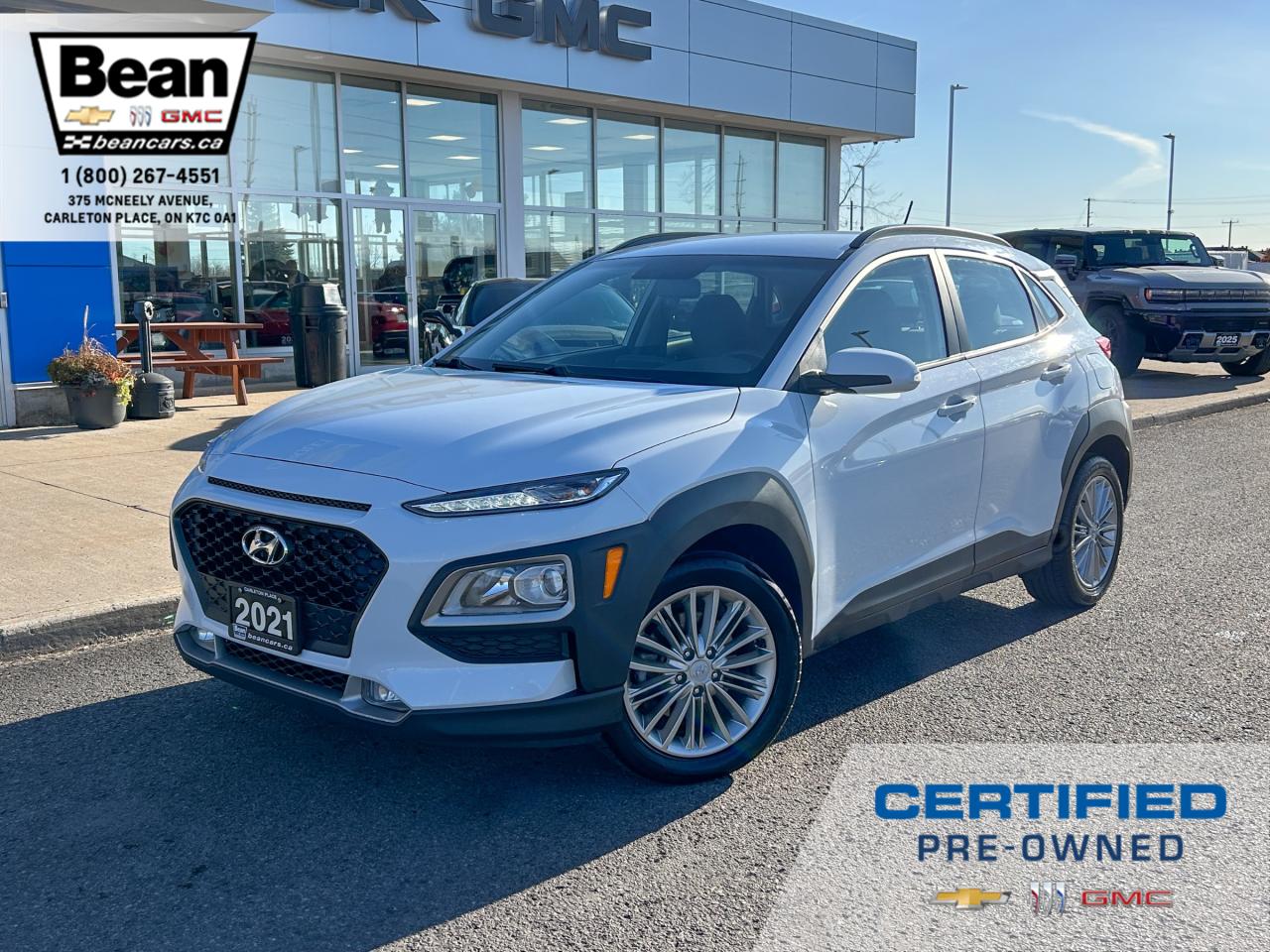 Used 2021 Hyundai KONA 2.0L Preferred 2.0L 4 CYL WITH REMOTE ENTRY, HEATED SEATS, HEATED STEERING WHEEL, REAR VISION CAMERA, APPLE CARPLAY AND ANDROID AUTO for sale in Carleton Place, ON