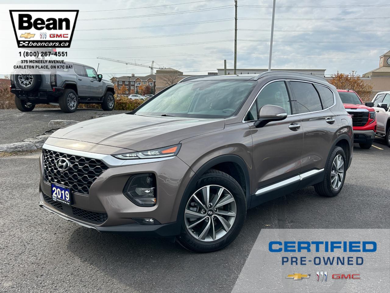 Used 2019 Hyundai Santa Fe 2.0L 4 CYL WITH REMOTE ENTRY, SUNROOF, HEATED SEATS, HEATED STEERING WHEEL, VENTILATED SEATS, SURROUND VIEW MONITOR, POWER LIFTGATE for sale in Carleton Place, ON