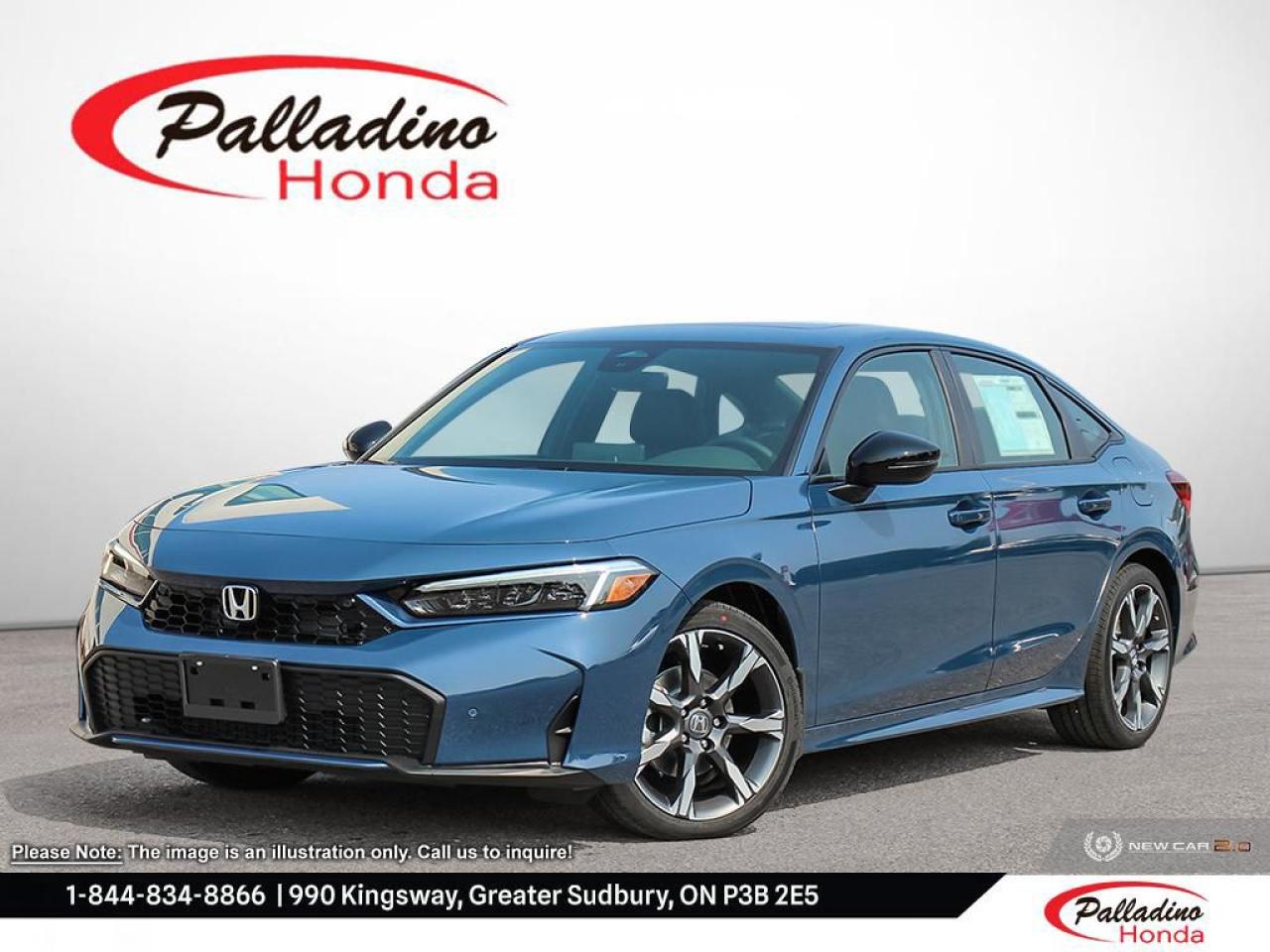 New 2025 Honda Civic Hybrid Sport Touring for sale in Greater Sudbury, ON