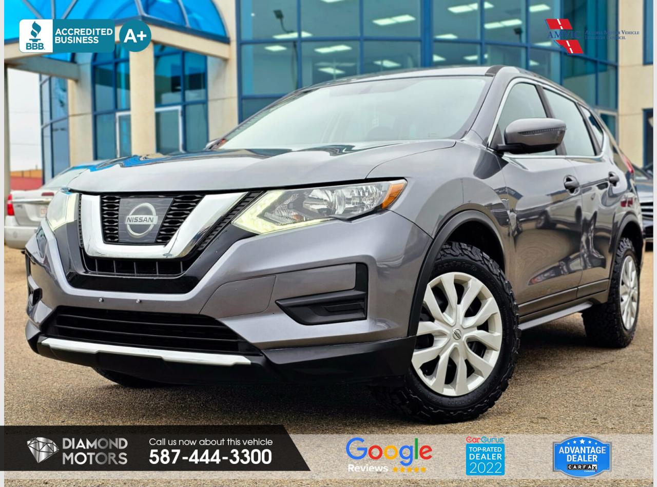 2.4L 4-CYLINDER ENGINE, ALL WHEEL DRIVE, BACKUP CAMERA, HEATED SEATS, BLUETOOTH, CRUISE CONTROL, POWER WINDOWS, AND MUCH MORE! <br/> <br/>  <br/> Just Arrived 2017 Nissan Rogue S AWD Grey has 137,918 KM on it. 2.5L 4 Cylinder Engine engine, All-Wheel Drive, Automatic transmission, 5 Seater passengers, on special price for . <br/> <br/>  <br/> Book your appointment today for Test Drive. We offer contactless Test drives & Virtual Walkarounds. Stock Number: 24248 <br/> <br/>  <br/> At Diamond Motors, we are dedicated to providing you with an outstanding car-buying experience, offering quality pre-owned vehicles at prices that fit your budget. Our transparent and honest approach means you can expect straightforward guidance without any high-pressure sales tactics. We believe in building lasting relationships with our customers by offering personalized service tailored to your needs. From the moment you step onto our lot, our team is here to support you every step of the way, ensuring you leave confident in your decision. Trust, integrity, and customer satisfaction are the foundation of everything we do. <br/> <br/>  <br/> Why choose us? <br/>  <br/> Certified Pre-Owned Vehicles <br/> Family Owned & Operated <br/> Finance Available <br/> Extended Warranty <br/> Vehicles Priced to Sell <br/> No Pressure Environment <br/> Inspection & Carfax Report <br/> Professionally Detailed Vehicles <br/> Full Disclosure Guaranteed <br/> AMVIC Licensed <br/> BBB Accredited Business <br/> CarGurus Top-rated Dealer 2022 & 2024 <br/> <br/>  <br/> Phone to schedule an appointment @ 587-444-3300 or simply browse our inventory online www.diamondmotors.ca or come and see us at our location at <br/> 3403 93 street NW, Edmonton, T6E 6A4 <br/> <br/>  <br/> To view the rest of our inventory: <br/> www.diamondmotors.ca/inventory <br/> <br/>  <br/> All vehicle features must be confirmed by the buyer before purchase to confirm accuracy. All vehicles have an inspection work order and accompanying Mechanical fitness assessment. All vehicles will also have a Carproof report to confirm vehicle history, accident history, salvage or stolen status, and jurisdiction report. <br/>